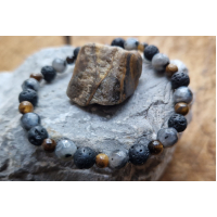 Stoere meisjes armband - Tiger Rock (ADHD/ADD)